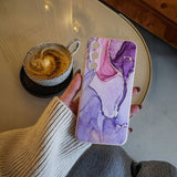 Tech-Protect Samsung Galaxy S25 FE Cover Icon Pink Marble