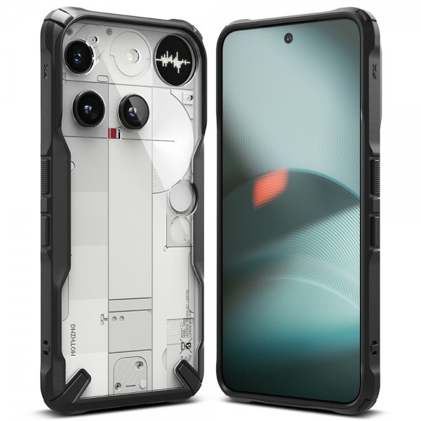 Ringke Nothing Phone 3 Skal Fusion X Klar Sort