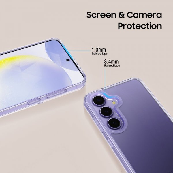 Tech-Protect Samsung Galaxy S25 FE Cover FlexAir Hybrid Transparent