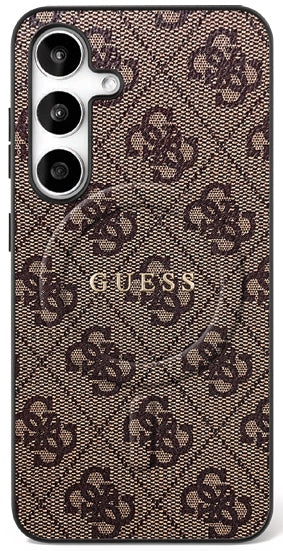 Guess Samsung Galaxy S25 FE Cover 4G Pattern MagSafe Brun