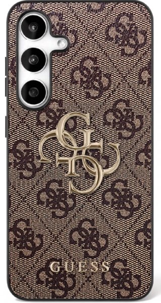 Guess Samsung Galaxy S25 FE Cover 4G Metal Logo Brun