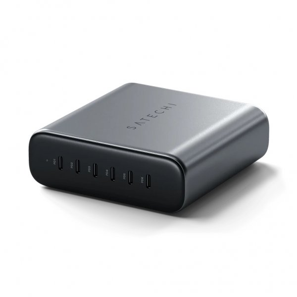 Satechi Oplader 200W USB-C 6-port GaN Oplader