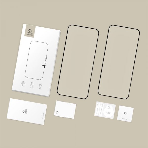 Tech-Protect Motorola Edge 50 Neo Skærmbeskyttelse Glass Fit+ 2-pak