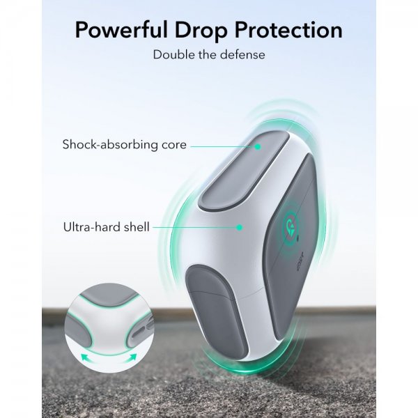 ESR AirPods Pro 3 Cover Orbit Hybrid HaloLock Hvid
