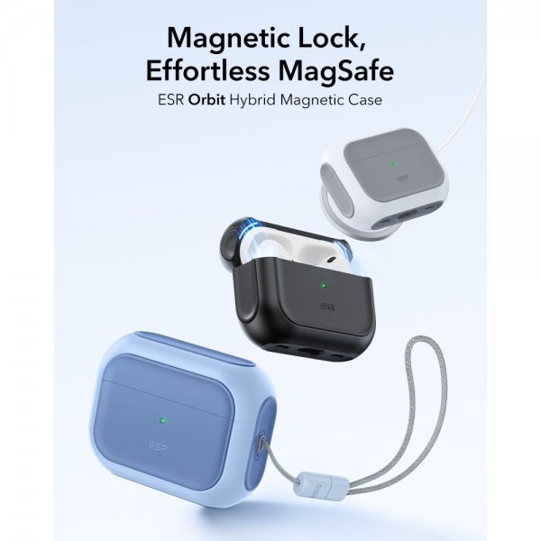 ESR AirPods Pro Cover Orbit Hybrid HaloLock Blå