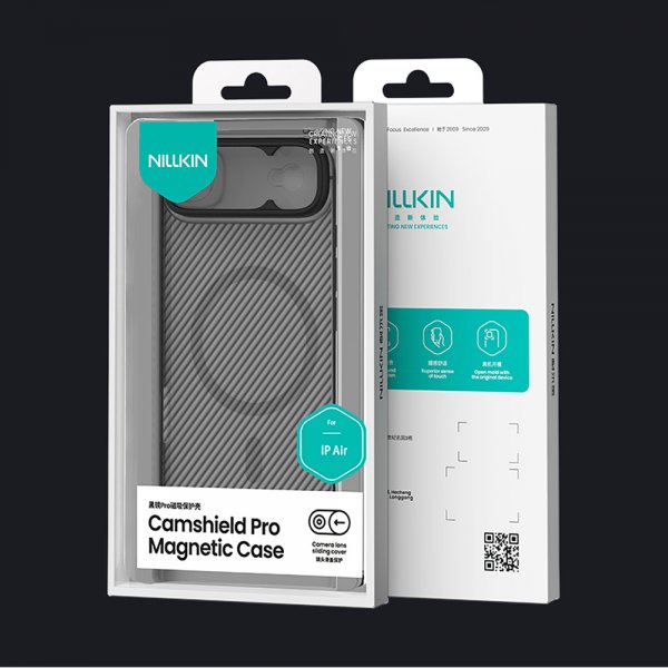 Nillkin iPhone Air Cover CamShield Pro MagSafe Transparent Sort