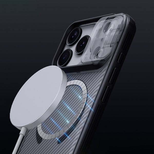 Nillkin iPhone 17 Pro Cover CamShield Pro MagSafe Transparent Sort