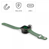 Hama Apple Watch-oplader med USB-C-stik Sort