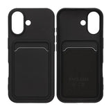 iPhone 17 Cover Kortholder Sort