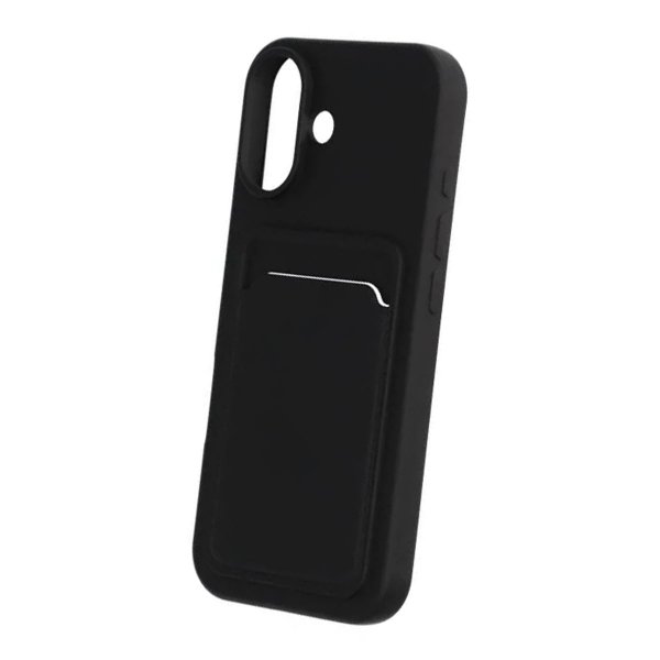 iPhone 17 Cover Kortholder Sort