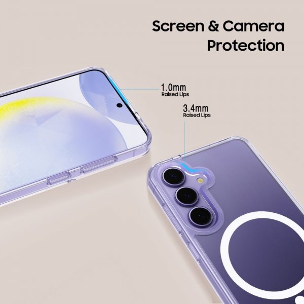 Tech-Protect Samsung Galaxy S25 FE Cover FlexAir Hybrid MagSafe Transparent