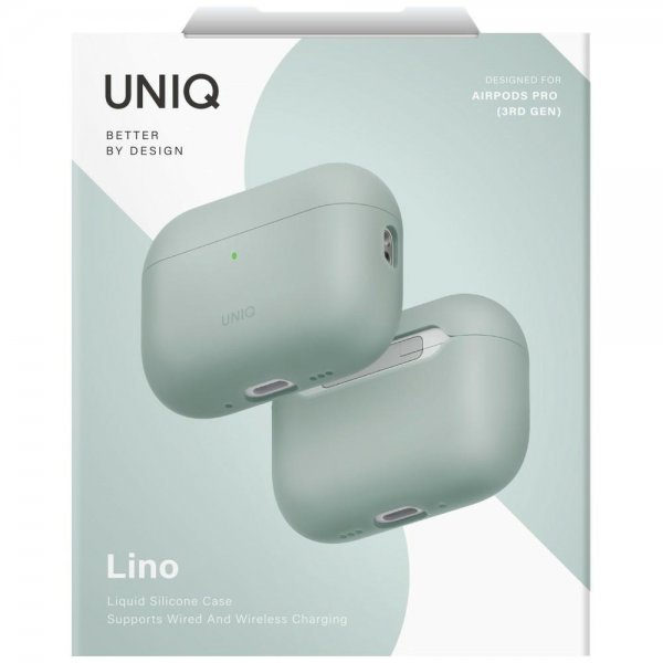 UNIQ AirPods Pro 3 Cover Lino Grøn
