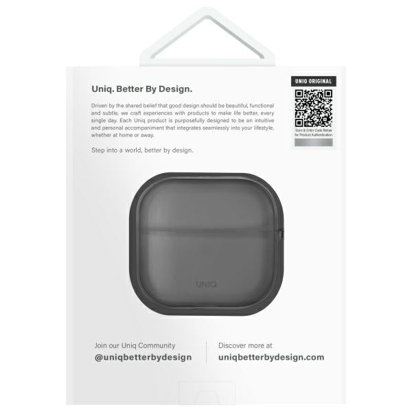 UNIQ AirPods 4 Cover Glase Sort