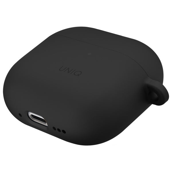 UNIQ AirPods 4 Cover med Earhooks Nexo Sort