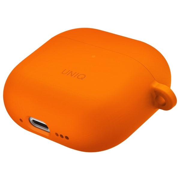 UNIQ AirPods 4 Cover med Earhooks Nexo Orange