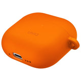 UNIQ AirPods 4 Cover med Earhooks Nexo Orange