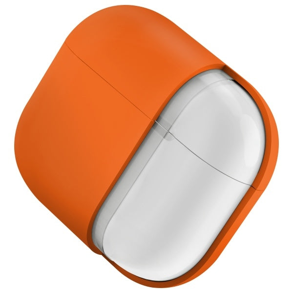 UNIQ AirPods 4 Cover med Earhooks Nexo Orange