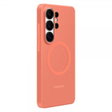 Samsung Original Galaxy S26 Ultra Cover Silicone Magnet Case Coral Red