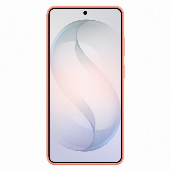 Samsung Original Galaxy S26 Ultra Cover Silicone Magnet Case Coral Red