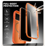 Supcase iPhone 17 Pro Max Cover Ares Flip MagSafe Orange