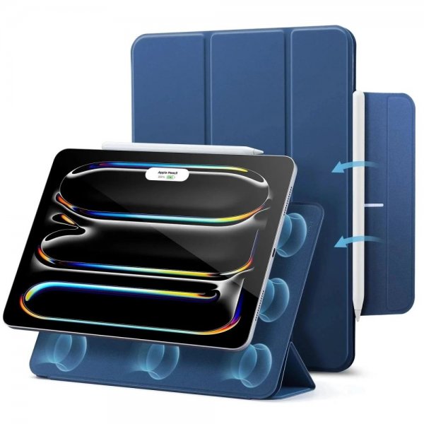 ESR iPad Pro 11 (M4/M5) Cover Rebound Magnetic Blå