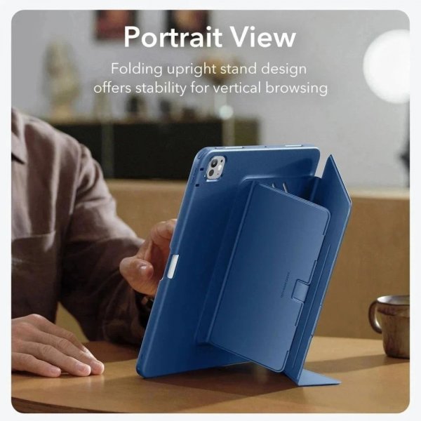 ESR iPad Pro 11 (M4/M5) Cover Flip Hybrid Blå