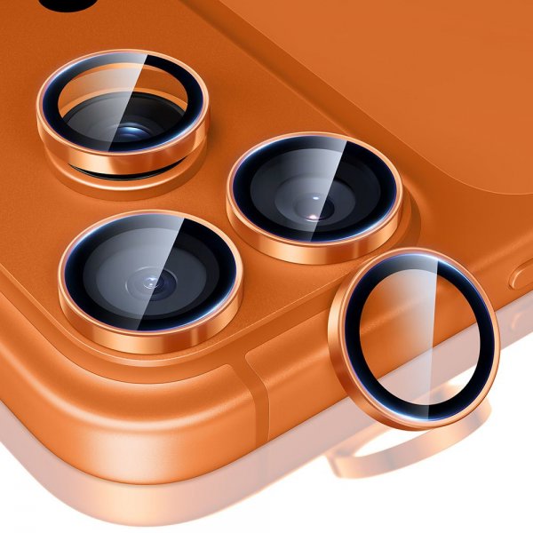 ESR iPhone 14/15/16/17 Pro & Pro Max Kameralinsebeskyttelse Armorite Orange