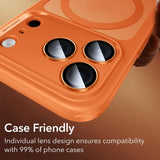 ESR iPhone 14/15/16/17 Pro & Pro Max Kameralinsebeskyttelse Armorite Orange