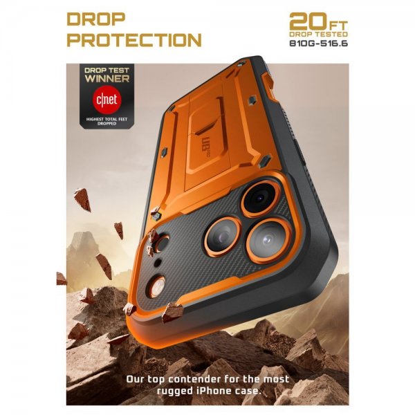 Supcase iPhone 17 Pro Cover UB Pro Orange