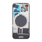 iPhone 15 Bagside Glas med Magnet og Kameralinse - Gul