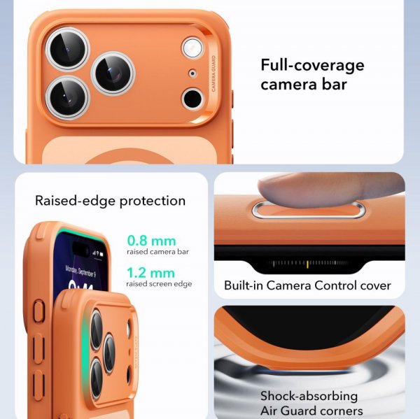 ESR iPhone 17 Pro Cover Classic Hybrid MagSafe Orange