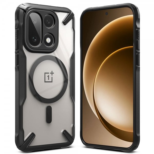 Ringke OnePlus 15 Cover Fusion X Magnetic Clear Black