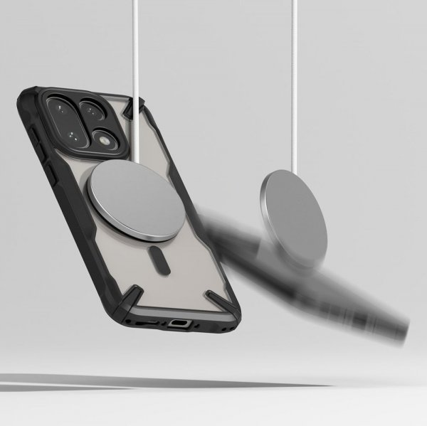 Ringke OnePlus 15 Cover Fusion X Magnetic Clear Black