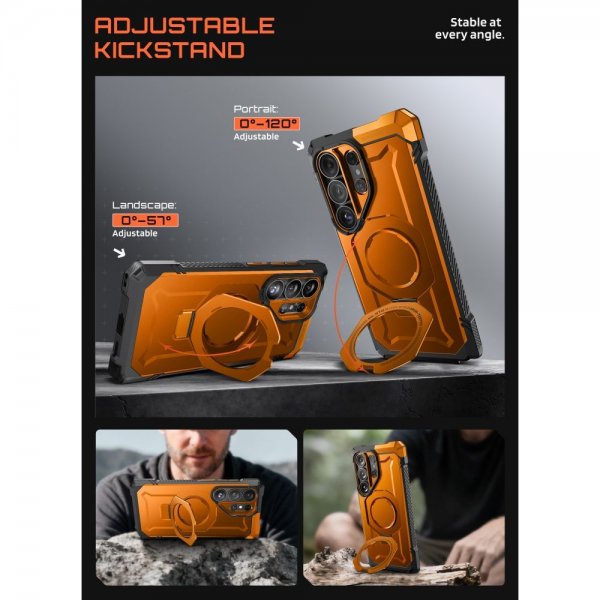 Supcase Samsung Galaxy S26 Ultra Cover UB Grip MagSafe Orange