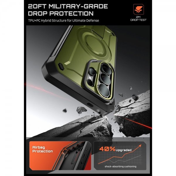 Supcase Samsung Galaxy S26 Ultra Cover UB Pro MagSafe Grøn