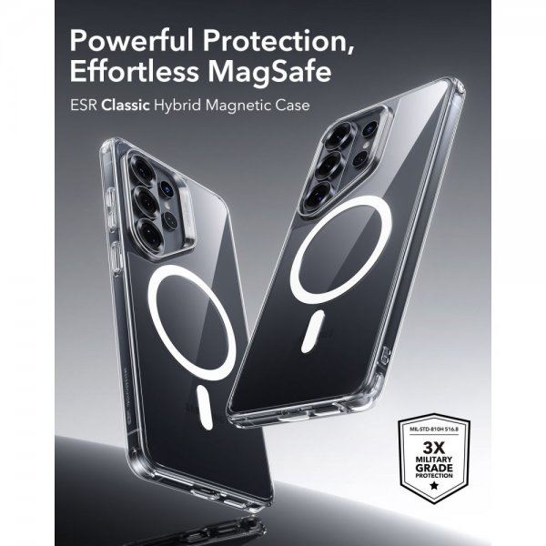 ESR Samsung Galaxy S26 Ultra Cover Classic Hybrid MagSafe Transparent