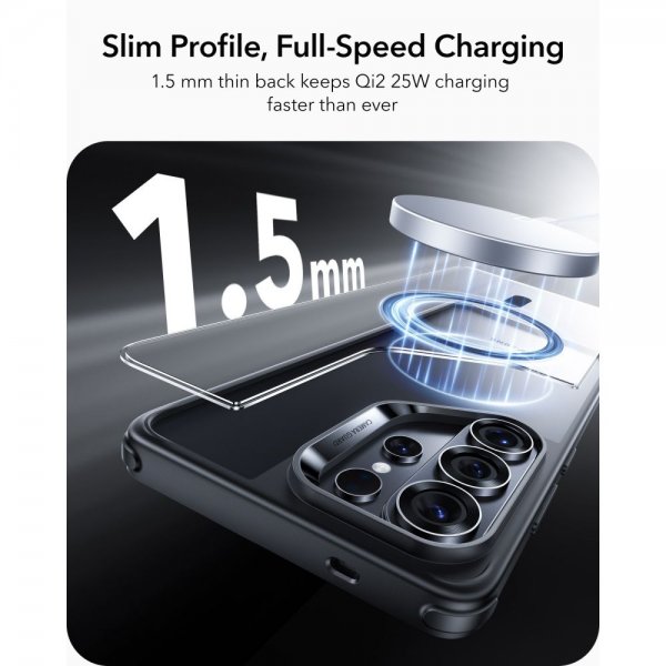 ESR Samsung Galaxy S26 Ultra Cover Classic Hybrid MagSafe Sort Transparent
