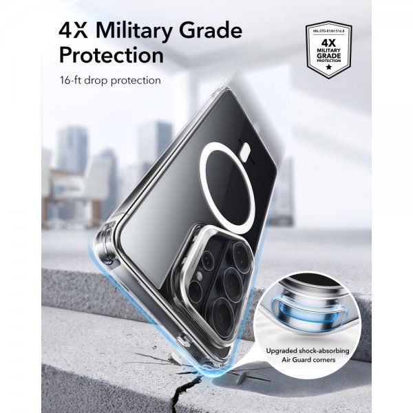 ESR Samsung Galaxy S26 Ultra Cover Classic Hybrid Kickstand MagSafe Transparent
