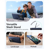ESR Samsung Galaxy S26 Ultra Cover Cyber Tough Kickstand MagSafe Blå