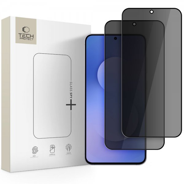 Tech-Protect Samsung Galaxy A37/A57/S25 FE Skærmbeskyttelse Glas Spy+ 2-pak