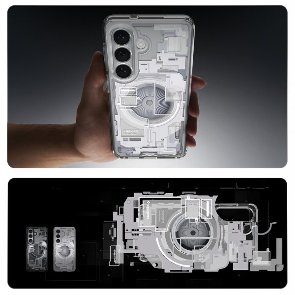 Spigen Samsung Galaxy S26 Plus Cover Ultra Hybrid MagFit Zero One Hvid