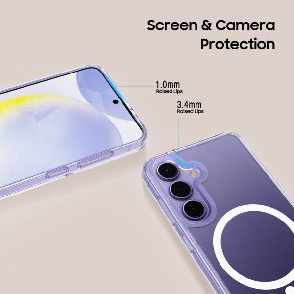 Tech-Protect Samsung Galaxy S26 Plus Cover FlexAir MagSafe Transparent