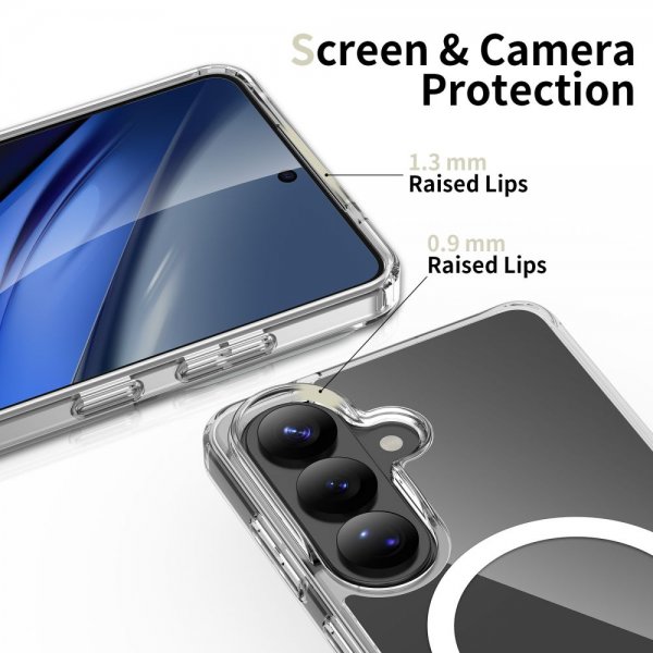 Tech-Protect Samsung Galaxy S26 Cover FlexAir Hybrid MagSafe Transparent