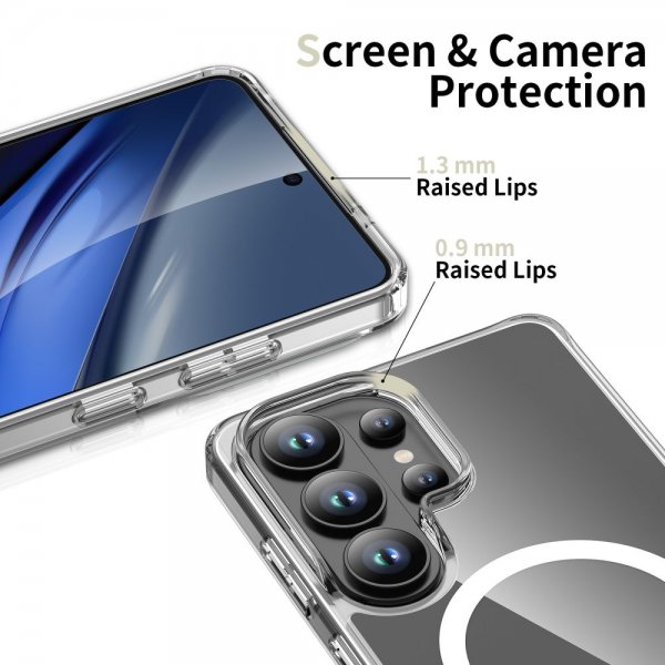 Tech-Protect Samsung Galaxy S26 Ultra Cover FlexAir Hybrid MagSafe Transparent