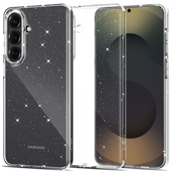 Tech-Protect Samsung Galaxy S26 Cover FlexAir Transparent Glitter