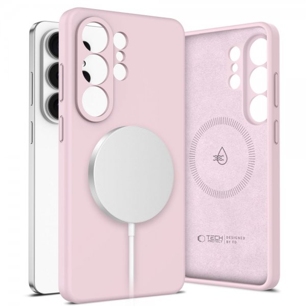 Tech-Protect Samsung Galaxy S26 Ultra Cover Silikone MagSafe Pink