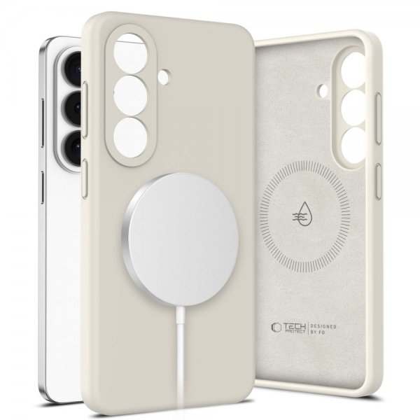 Tech-Protect Samsung Galaxy S26 Cover Silikone MagSafe Beige