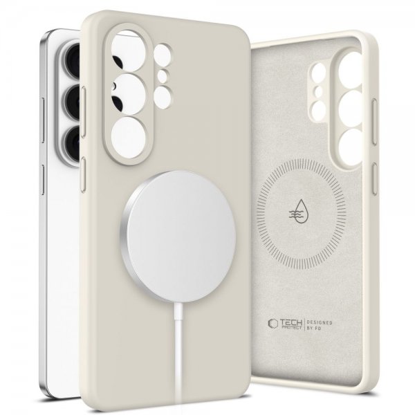 Tech-Protect Samsung Galaxy S26 Ultra Cover Silikone MagSafe Beige