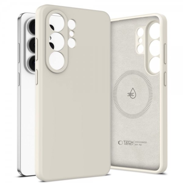 Tech-Protect Samsung Galaxy S26 Ultra Cover Silikone MagSafe Beige