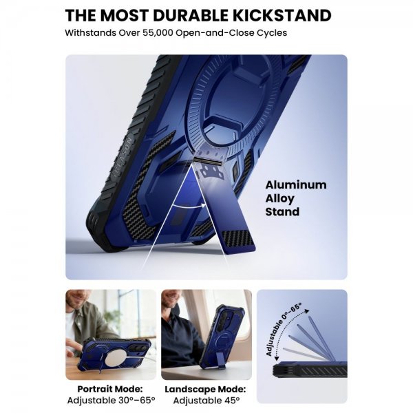 Supcase Samsung Galaxy S26 Cover ArmorBox MagSafe Blå